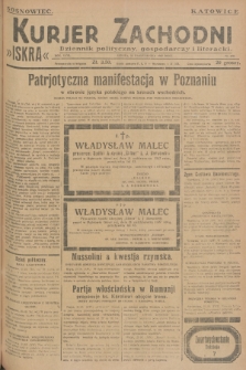 Kurjer Zachodni Iskra : dziennik polityczny, gospodarczy i literacki. R.18, 1927, nr 290