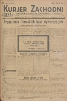 Kurjer Zachodni Iskra : dziennik polityczny, gospodarczy i literacki. R.18, 1927, nr 295