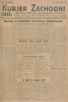 Kurjer Zachodni Iskra : dziennik polityczny, gospodarczy i literacki. R.18, 1927, nr 296