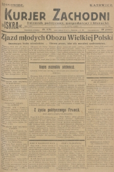 Kurjer Zachodni Iskra : dziennik polityczny, gospodarczy i literacki. R.18, 1927, nr 299 + dod.