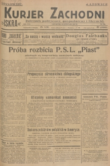 Kurjer Zachodni Iskra : dziennik polityczny, gospodarczy i literacki. R.18, 1927, nr 309