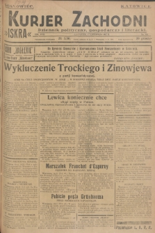 Kurjer Zachodni Iskra : dziennik polityczny, gospodarczy i literacki. R.18, 1927, nr 316
