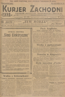 Kurjer Zachodni Iskra : dziennik polityczny, gospodarczy i literacki. R.18, 1927, nr 319