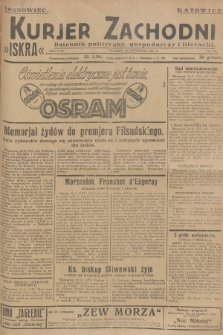 Kurjer Zachodni Iskra : dziennik polityczny, gospodarczy i literacki. R.18, 1927, nr 321