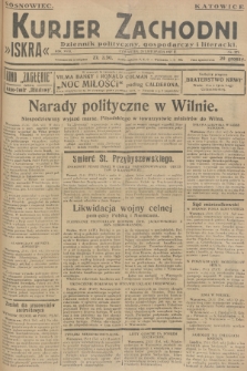 Kurjer Zachodni Iskra : dziennik polityczny, gospodarczy i literacki. R.18, 1927, nr 323