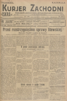 Kurjer Zachodni Iskra : dziennik polityczny, gospodarczy i literacki. R.18, 1927, nr 324
