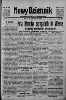 Nowy Dziennik. 1918 , nr 111