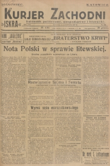 Kurjer Zachodni Iskra : dziennik polityczny, gospodarczy i literacki. R.18, 1927, nr 328