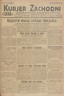Kurjer Zachodni Iskra : dziennik polityczny, gospodarczy i literacki. R.18, 1927, nr 331