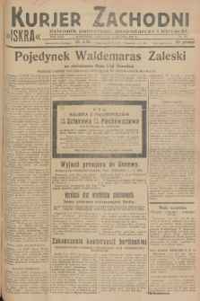Kurjer Zachodni Iskra : dziennik polityczny, gospodarczy i literacki. R.18, 1927, nr 337