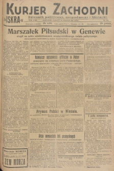 Kurjer Zachodni Iskra : dziennik polityczny, gospodarczy i literacki. R.18, 1927, nr 339