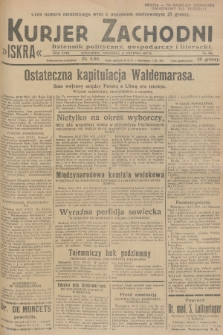 Kurjer Zachodni Iskra : dziennik polityczny, gospodarczy i literacki. R.18, 1927, nr 340