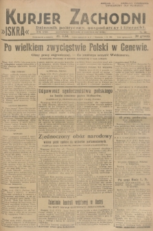 Kurjer Zachodni Iskra : dziennik polityczny, gospodarczy i literacki. R.18, 1927, nr 342