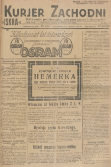 Kurjer Zachodni Iskra : dziennik polityczny, gospodarczy i literacki. R.18, 1927, nr 343