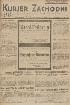 Kurjer Zachodni Iskra : dziennik polityczny, gospodarczy i literacki. R.18, 1927, nr 344