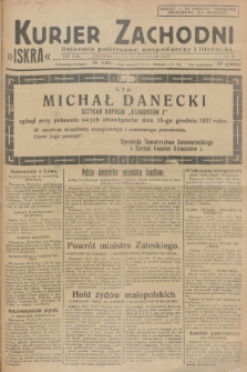 Kurjer Zachodni Iskra : dziennik polityczny, gospodarczy i literacki. R.18, 1927, nr 345