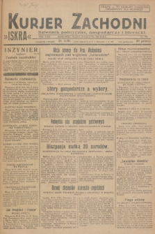 Kurjer Zachodni Iskra : dziennik polityczny, gospodarczy i literacki. R.18, 1927, nr 352