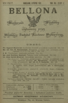 Bellona : miesięcznik wojskowy wydawany przez Wojskowy Instytut Naukowo Wydawniczy. R.5, T.8, 1922, Zeszyt 2