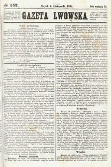 Gazeta Lwowska. 1864, nr 252