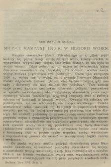 Bellona : miesięcznik wojskowy wydawany przez Wojskowy Instytut Naukowo-Wydawniczy. R.7, T.16, 1924, Zeszyt 2