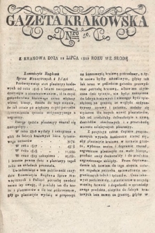 Gazeta Krakowska. 1820 , nr 56