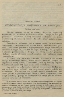 Bellona : miesięcznik wojskowy wydawany przez Wojskowy Instytut Naukowo-Wydawniczy. R.10, T.25, 1927, Zeszyt 1