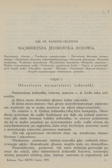 Bellona : miesięcznik wojskowy wydawany przez Wojskowy Instytut Naukowo-Wydawniczy. R.10, T.27, 1927, Zeszyt 1
