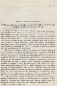 Bellona : miesięcznik wojskowy wydawany przez Wojskowy Instytut Naukowo-Wydawniczy. R.10 [i.e.11], T.30, 1928, Zeszyt 3
