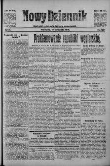 Nowy Dziennik. 1918 , nr 129