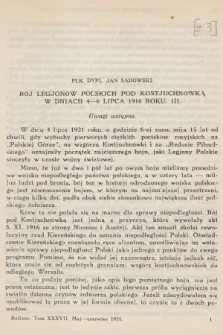 Bellona : dwumiesięcznik wojskowy wydawany przez Wojskowy Instytut Naukowo-Wydawniczy. R.13, T.37, 1931, Zeszyt 3