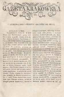 Gazeta Krakowska. 1820 , nr 62