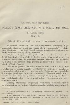 Bellona : dwumiesięcznik wojskowy wydawany przez Wojskowy Instytut Naukowo-Wydawniczy. R.14, T.40, 1932, Zeszyt 1