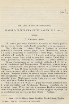 Bellona : dwumiesięcznik wojskowy wydawany przez Wojskowy Instytut Naukowo-Wydawniczy. R.14, T.40, 1932, Zeszyt 3