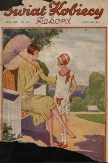Świat Kobiecy. R.7, 1927, nr 13 + wkładka