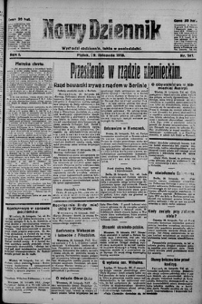 Nowy Dziennik. 1918 , nr 141
