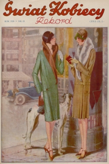 Świat Kobiecy. R.8, 1928, nr 21 + dod. + wkładka