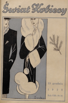 Świat Kobiecy. R.8, 1928, nr 24 + dod.
