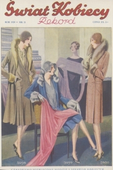 Świat Kobiecy. R.9, 1929, nr 21 + dod. + wkładka