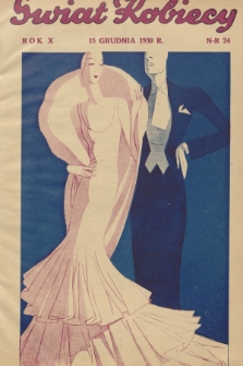 Świat Kobiecy. R.10, 1930, nr 24