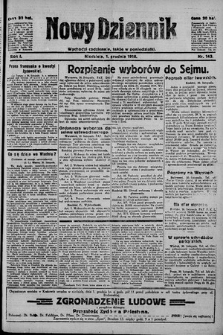 Nowy Dziennik. 1918 , nr 143