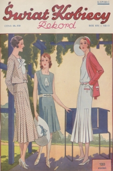 Świat Kobiecy. R.11, 1931, nr 13