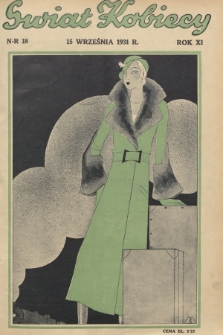 Świat Kobiecy. R.11, 1931, nr 18