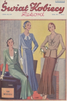 Świat Kobiecy. R.11, 1931, nr 21