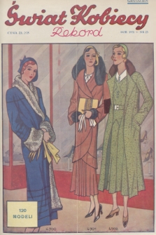 Świat Kobiecy. R.11, 1931, nr 23