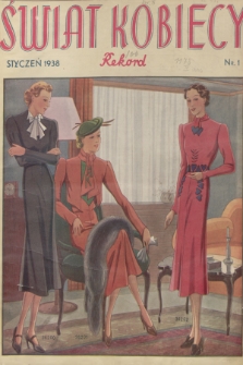 Świat Kobiecy Rekord. R.18, 1938, nr 1 + wkładka