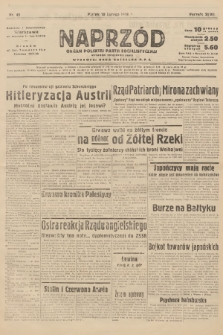Naprzód : organ Polskiej Partji Socjalistycznej. 1938, nr 49