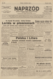 Naprzód : organ Polskiej Partji Socjalistycznej. 1938, nr 93