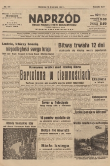 Naprzód : organ Polskiej Partji Socjalistycznej. 1938, nr 101