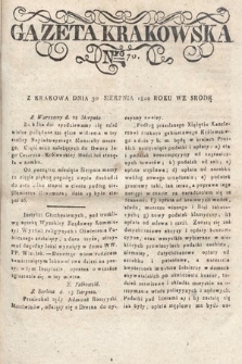 Gazeta Krakowska. 1820 , nr 70