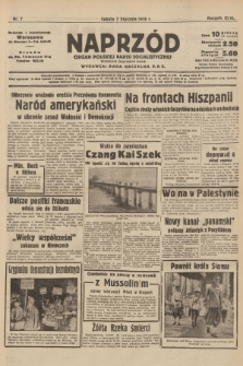 Naprzód : organ Polskiej Partji Socjalistycznej. 1939, nr 7